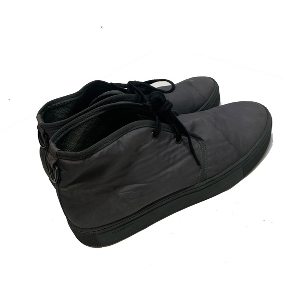 12 / All Saints Men's High-Top Sneakers - Picture 2 of 6